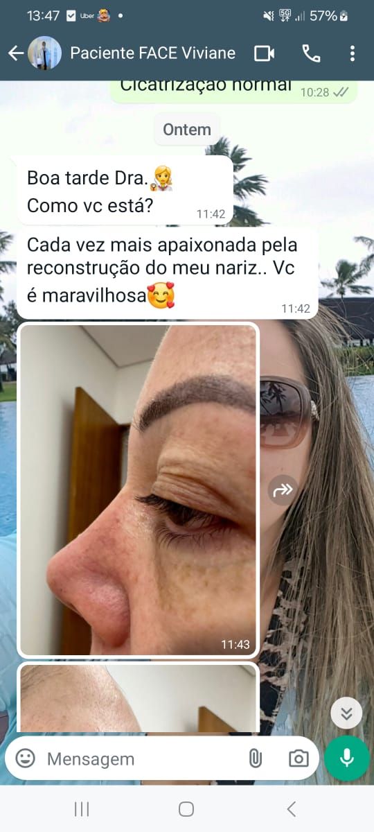 Mensagem de paciente